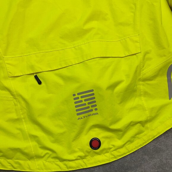 ALTURA Jacket Mens Hi Vis Yellow Night Vision Cycling Reflective Full Zip XXL - Picture 11 of 12